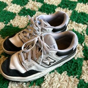 New Balance 550 black & white, size 4.5 boys